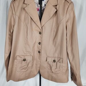 Twiggy LONDON Classic Tan Blazer